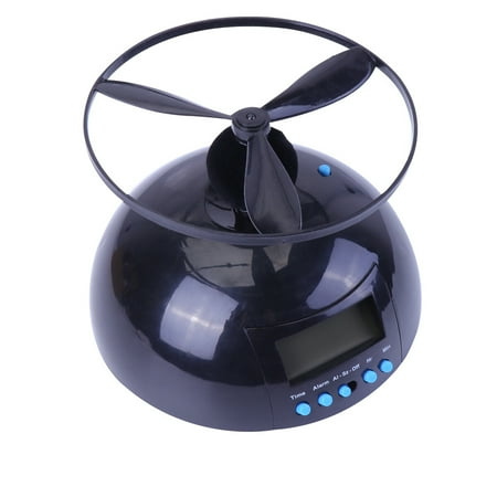 Lazy Alarm Clock Snooze Annoying Screw-Propeller Alarm Clock Manual Alarm Clock Flying Alarm Clock Digital Alarm Clock