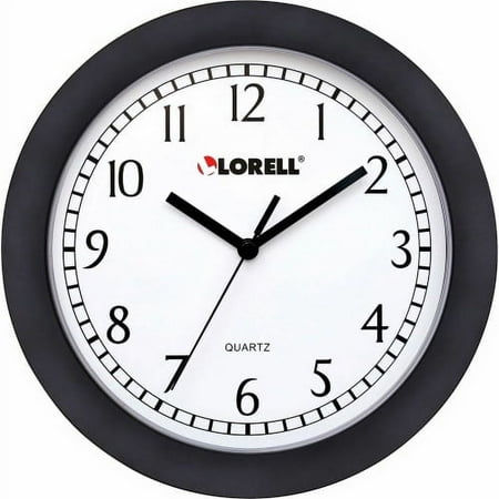 Lorell 9 Round Profile Wall Clock