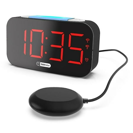 Loud Alarm Clock For Heavy Sleepers Vibrating Alarm Clock With Bed Shaker For Deaf And Hard Of Hearing