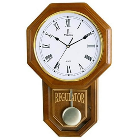 Lovely Home Essentials 11.25 Quartz Pendulum Battery Operated Wall Clock