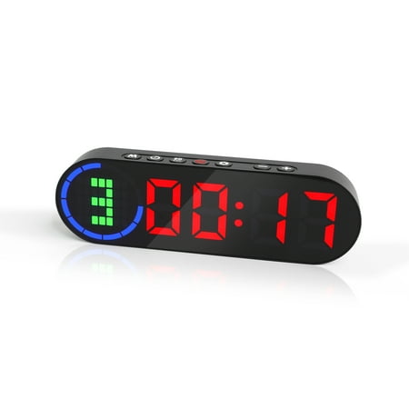 LUCORB Portable Gym Timer, Magnetic Workout Interval Timer Clock for Home Boxing with Battery