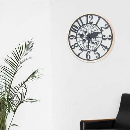 Modern Round Wall Clock Creative Clocks Silent Living Room Office Decor Clock US