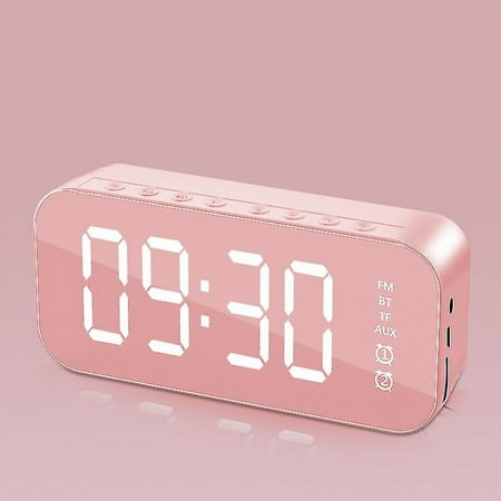 Multifunctional Led Digital Alarm Clock, Azultooth Speaker, Bedside Desktop Luminous Electronic Music Box