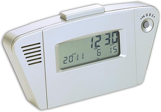 Natico Desk Clock with event Countdown Function (10-AC124),silver