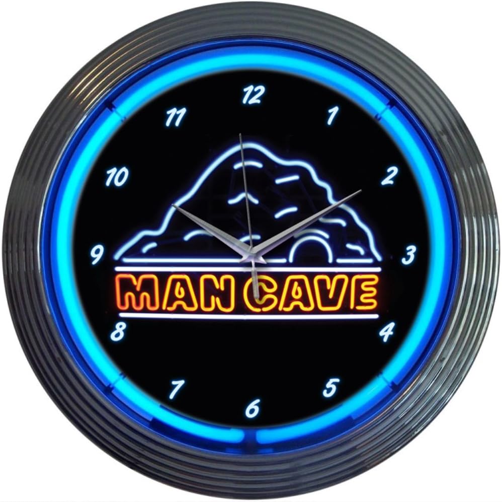 Neonetics 8MANCA Man Cave Neon Clock