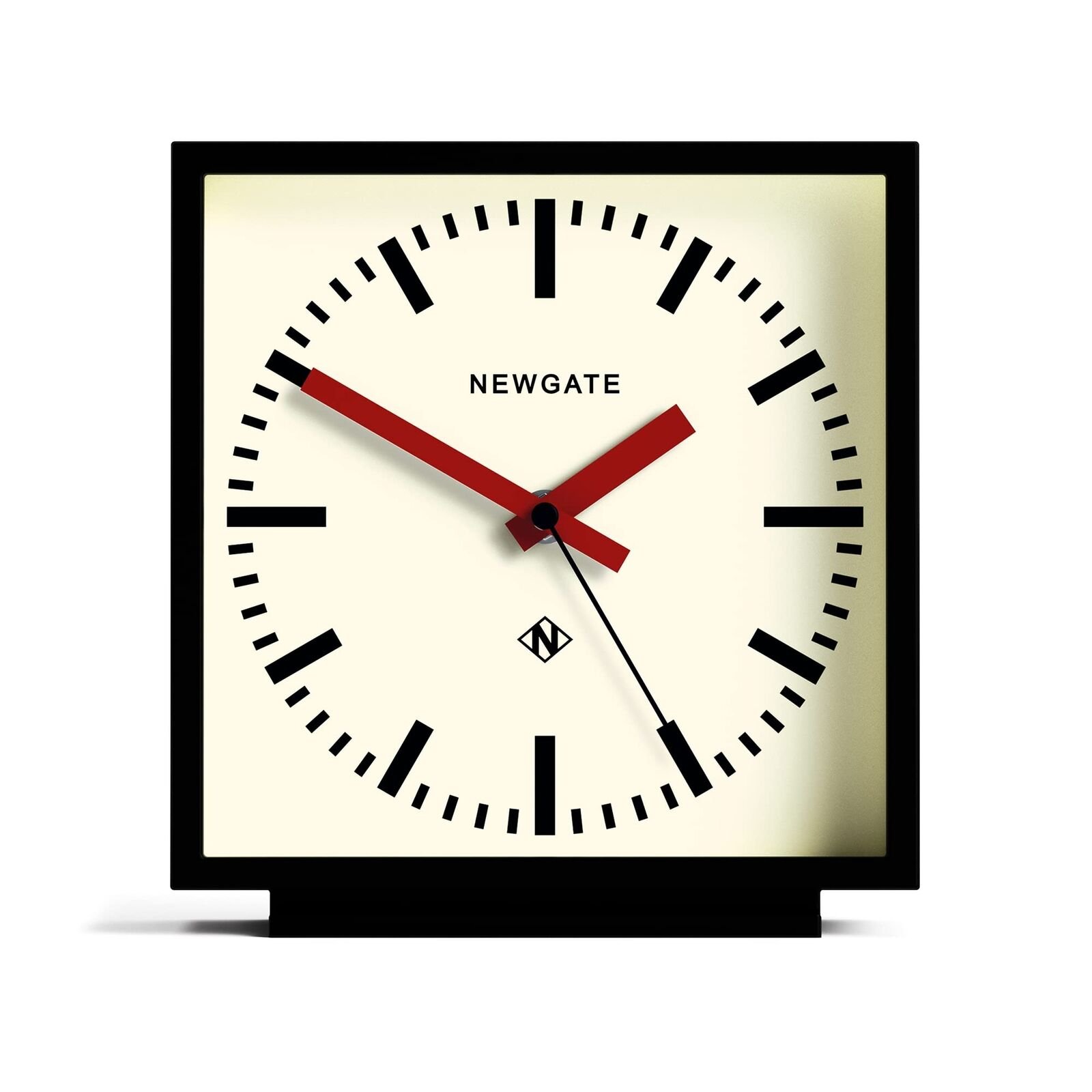 NEWGATE® Amp Silent Sweep Mantel Clock - 'No Tick' - A Modern Mantelpiece Clo...