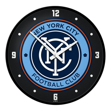 New York City FC 17.5 Modern Disc Wall Clock