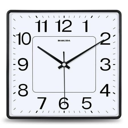 Nordic Living Room Mute Large Wall Clock Square Calendar Quartz Clock Creative Clocks Modern Simple and Fashionable Household Clock