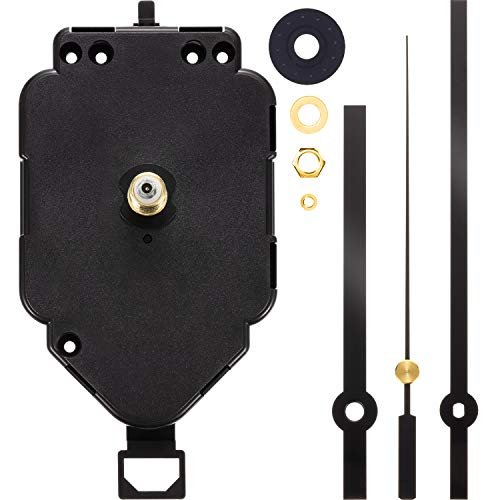 Pendulum Clock Movement Replacement Long Shaft Pendulum Quartz Clock Movement Mechanism Clock Hands for DIY Clock