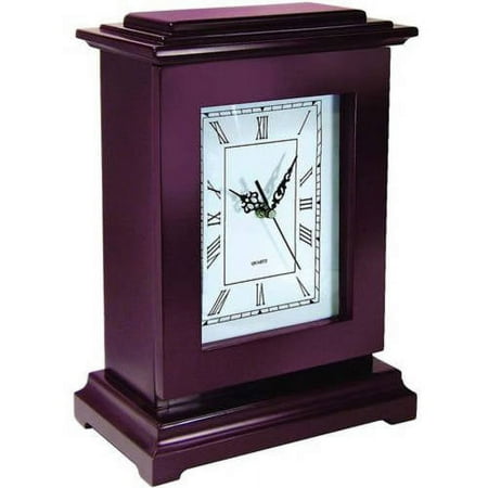 Personal Security Products 6 Quartz Battery Classic Indoor Tabletop Clock, Tall Gun Concealment