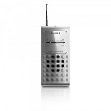 Philips Ae1500w Portable Radio FM/AM Analogue Tuning AE1500 Silver