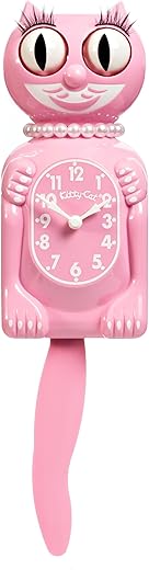 Pink Satin Miss Kitty-Cat Klock