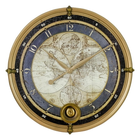 Ramona Old Map Wall Clock