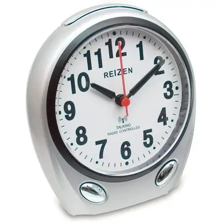 Reizen Talking Atomic Analog Alarm Clock