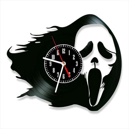 Scream Vinyl Record Wall Clock Retro style Wall clock Silent Home Decor Unique Art Special Home Accessories Creative Personality Gift