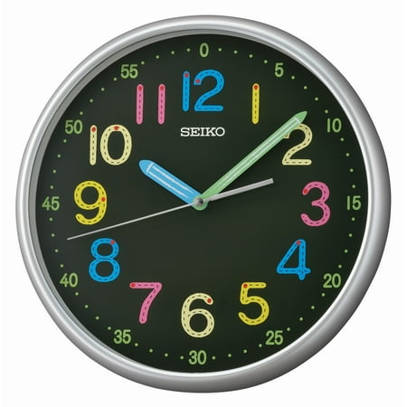 Seiko 12 Shuyona Round Quartz Multi-Color Traditional Wall Clock Quartz Analog Arabic QXA793SLH