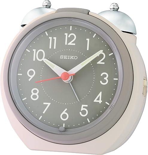 Seiko Kita Bedroom Alarm Clock, Ivory