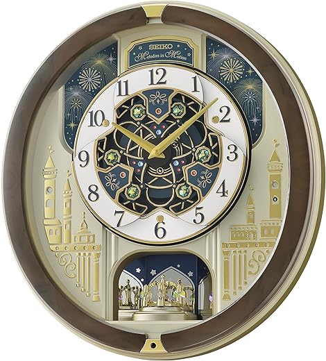 SEIKO Melodies in Motion Musical Wall Clock, Festival