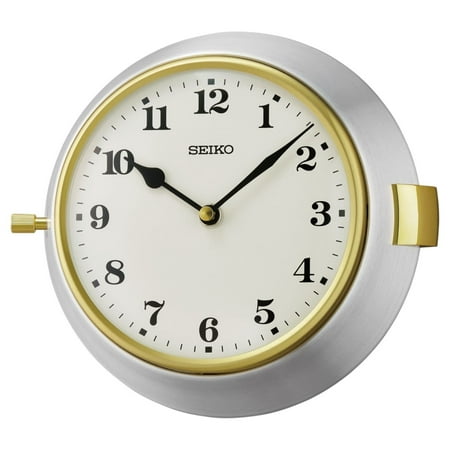 Seiko Nao 8 Wall Clock, Gray Quartz, Analog, QXA761ALH