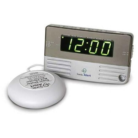 Sonic Alert SB200ss Vibrating Travel Alarm Clock