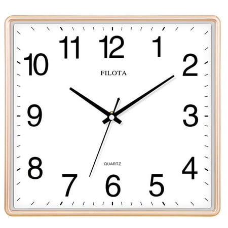 Square Simple Modern Large Wall Clock Living Room Mute Clock Home Personality Creative Fashion Art Pocket Watch Quartz Clock