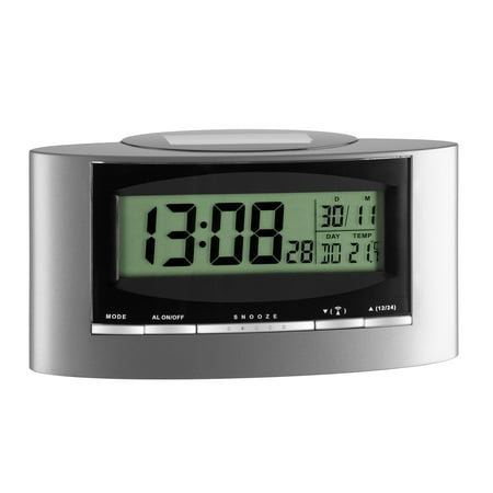 TFA 98.1071 Radio-Controlled Solar-Powered Alarm Clock A L 156 x B 52 x H 81 mm