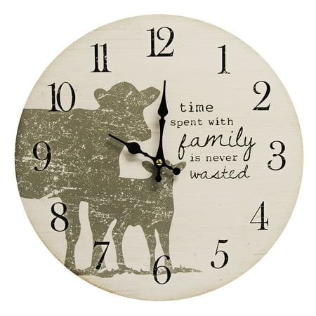 Time Spent with Family is Never Wasted - Wall Clock