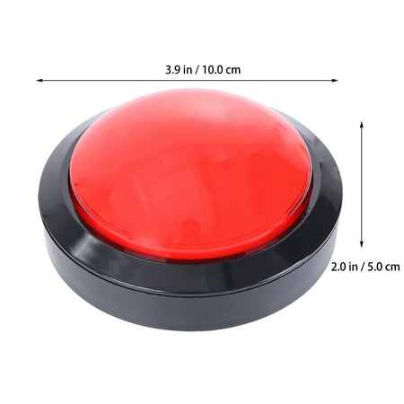 Toys Electronic Responder Toy Buzzer Funny Sound Button Answer Battery Operated Alarm Clock Big Buttons