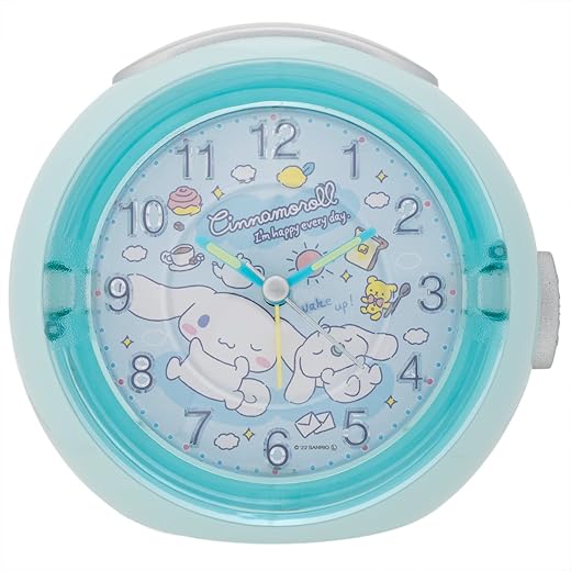 Tsujiseru Alarm Clock, Green, Sanrio, Cinnamoroll, Analog, LED Clock, Melody Alarm 2925771