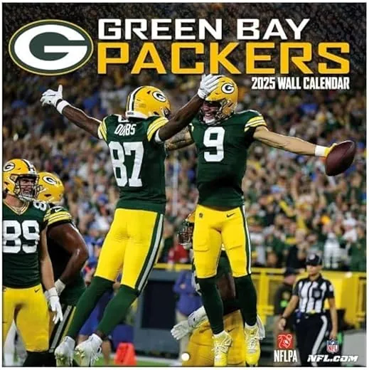 Turner Licensing, NFL Green Bay Packers 2025 Mini Wall Calendar