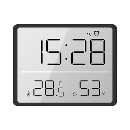 Ultra Thin LCD Wall Clock with Simple Digital Display 6T3E Lot Q2 ж' E0B3