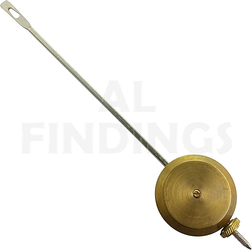 Universal Brass Pendulum bob Adjustable Wall Clocks Mantle Clock Part 7" Long