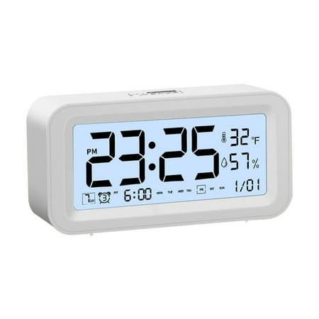 vankin LED Digital Alarm Clock with Snooze Function and 12/24H Time Display for Home and Office Use Clearance