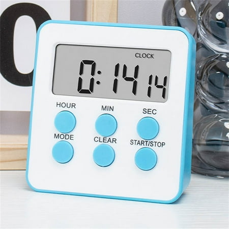 Versatile Time Manager with Large Screen Display and Silent Vibration Alarm – Perfect for Students