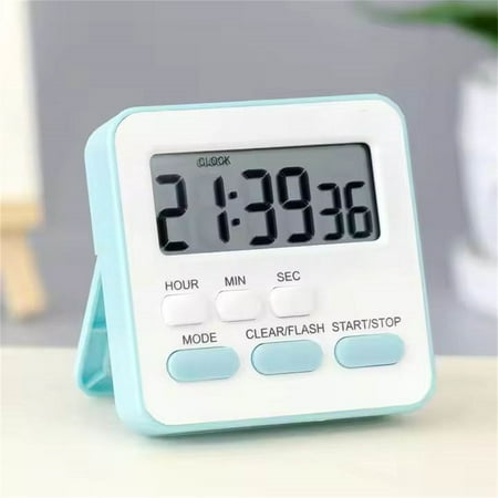 Versatile Time Manager with Large Screen Display and Silent Vibration Alarm – Perfect for Students