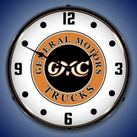 Vintage GMC Trucks Wall Clock, Lighted