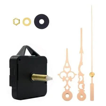 Wall Quartz Pendulum Clock Movement Mechanism Long Shaft DIY Repair Clock Kit