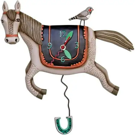 Woah Horse Pendulum Clock