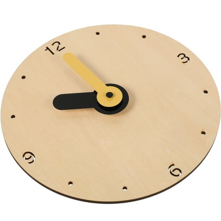 Wooden Wall Clock Bedroom Mute Unique Clocks Office Decor Decorate Number Digital