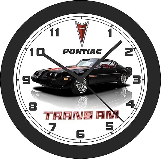 1979 Pontiac Firebird Trans/Am 10 Inch Wall Clock