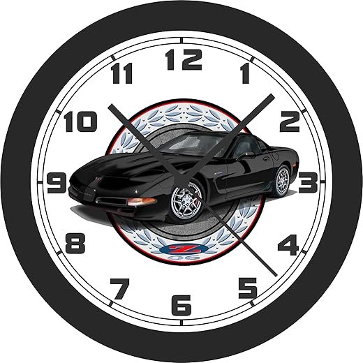 2004 Chevy Corvette Z06 Wall Clock-Free US Ship-Choose 1 of 4 Colors