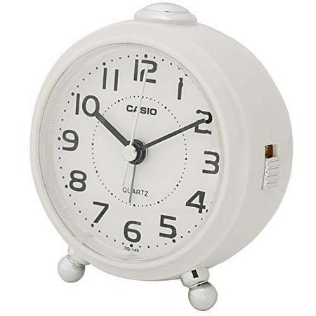 CASIO Alarm Clock white 9×8.4cm analog small TQ-149-7JF