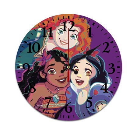 Disney Princess wall clocks battery operated decorative 30cm/11.8in