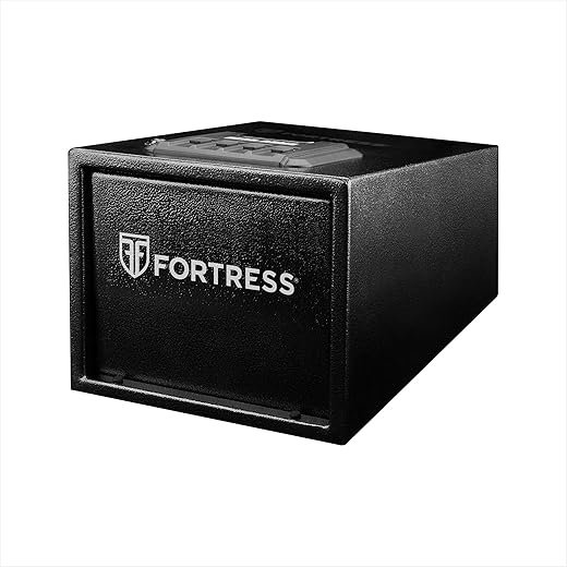 Fortress Small Personal Pistol Safe with Electronic Lock, Black (P2EA)