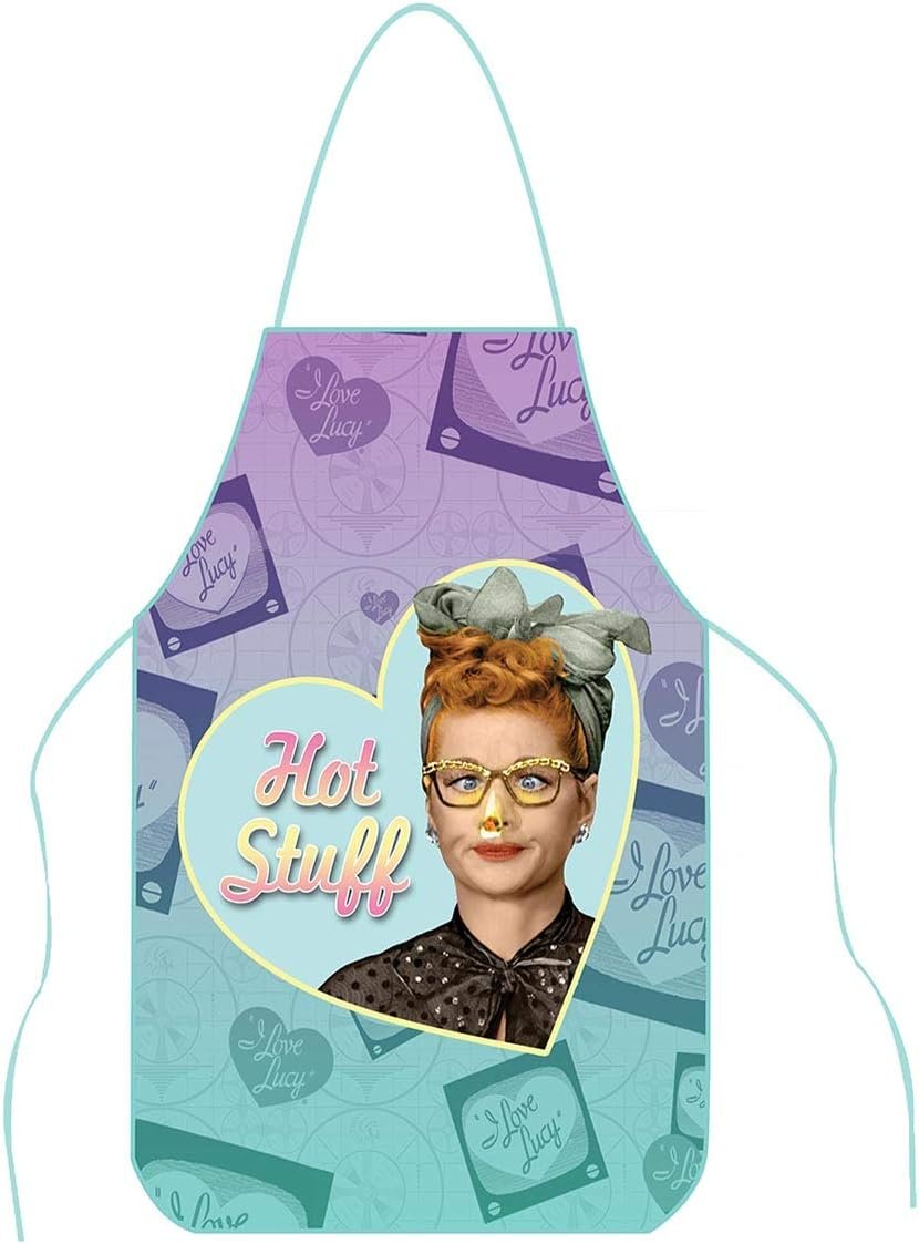 I Love Lucy Kitchen Apron Hot Stuff - Fits Most Sizes