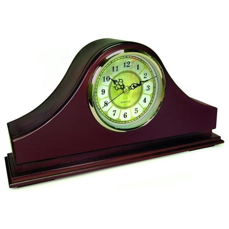 Mantel Concealment Gun Clock, Mahogany, One Size