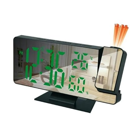 Multifunctional Digital Alarm Clock with Large LED For Bedroom Screen N8U8