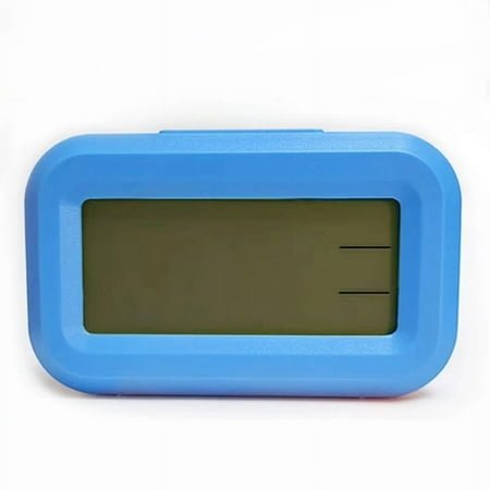 Multifunction Electronic Backlight Table Clock LED Digital Alarm Clock Backlight Snooze Data Time Calendar Desktop (Blue)