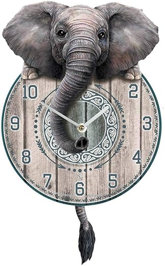 Nemesis Now Trunkin 25cm Grey, MDF Tickin Clock