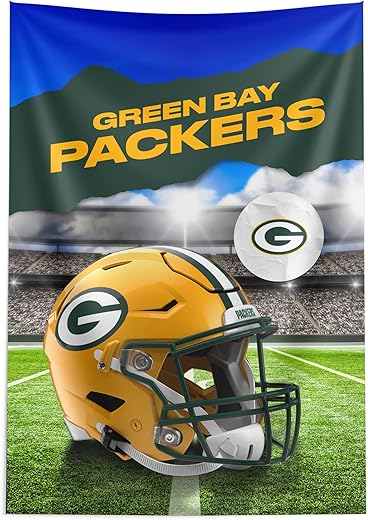 NORTHWEST NFL Green Bay Packers NFL Midfield Wall Hanging, 40 x 57 Inches